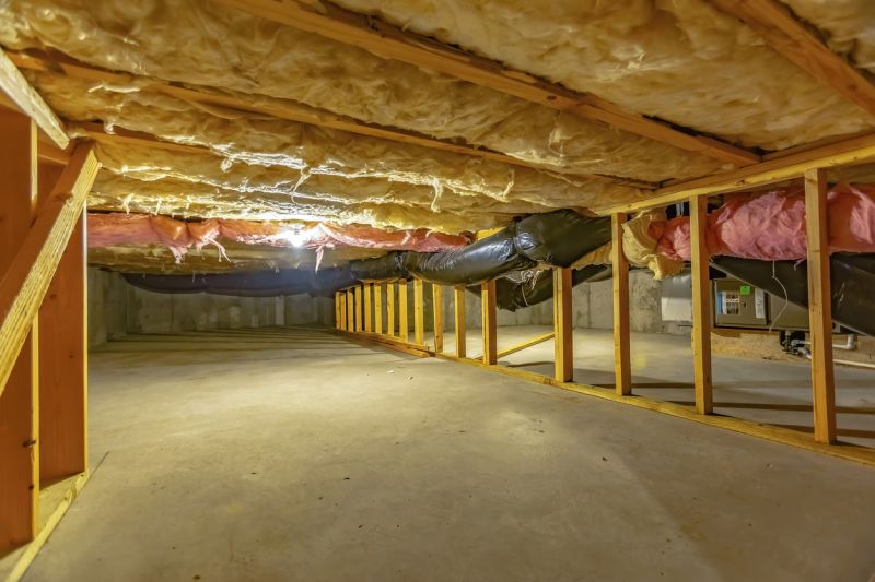 Finished Crawlspace with Vents Sealed
